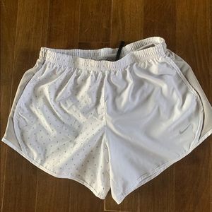 Half white half stars Nike shorts